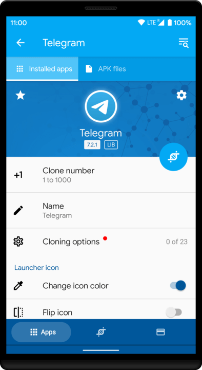 Screenshot App Cloner APK