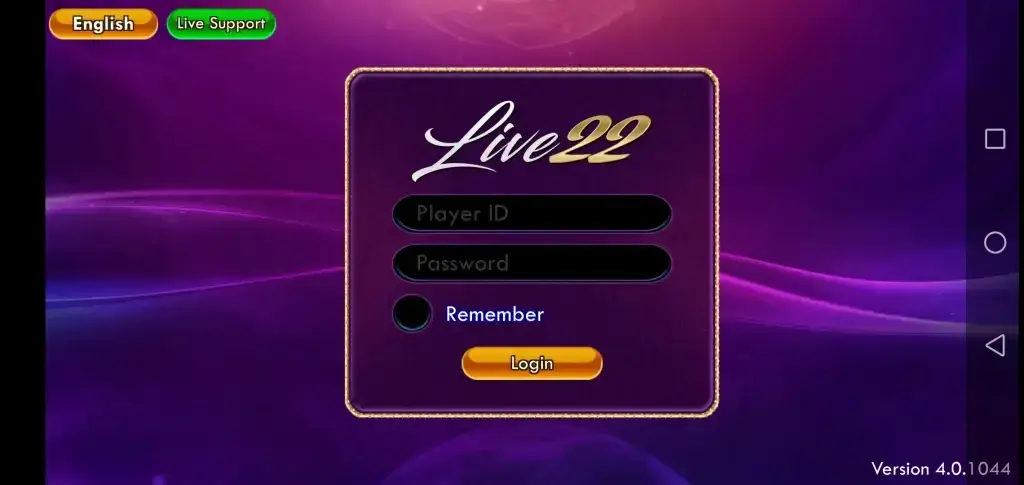 Screenshot Live22 APK