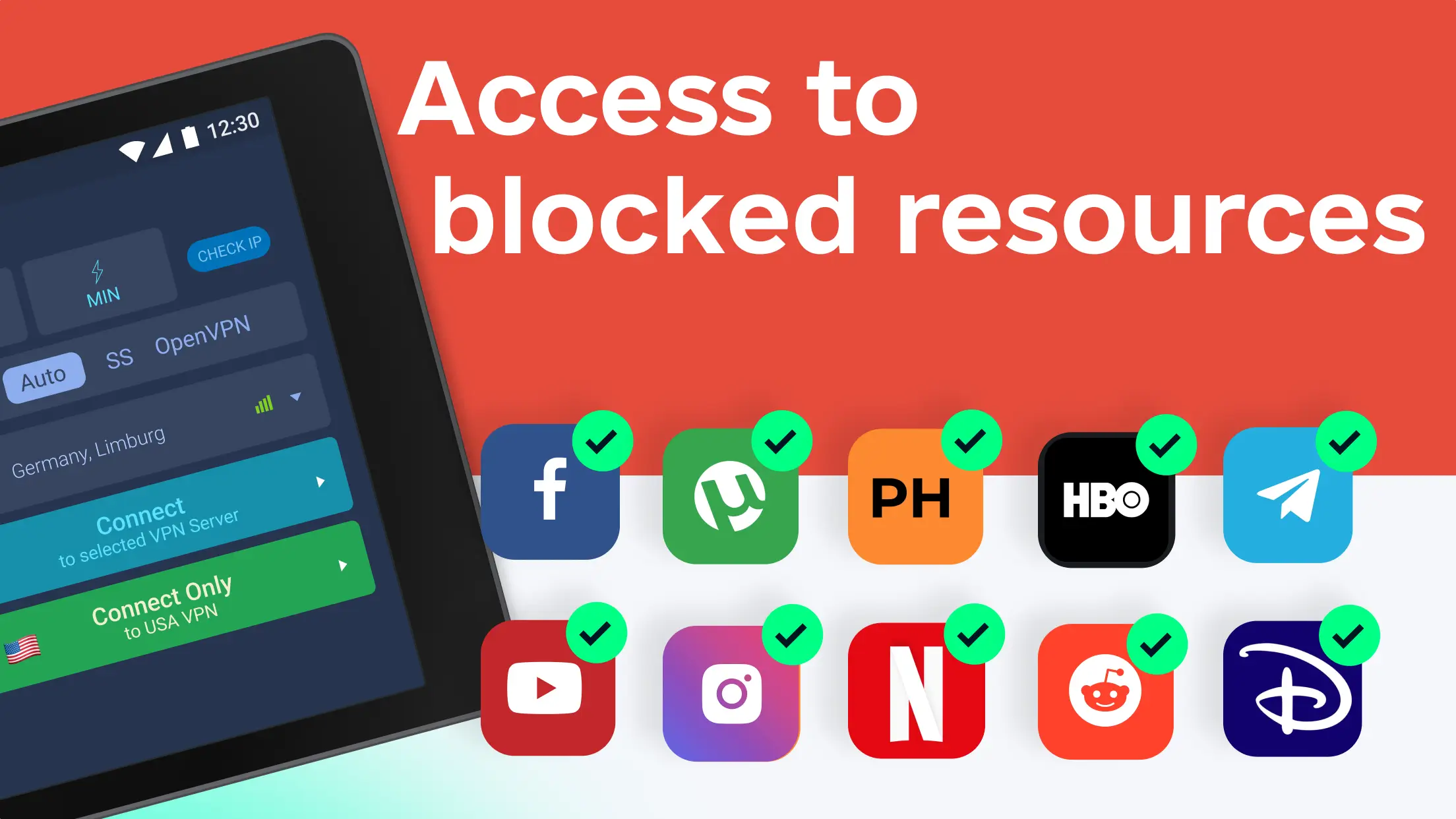 Screenshot USA VPN APK v1.156 untuk Android