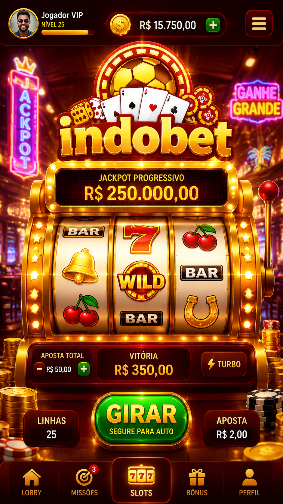Screenshot Indobet APK 7.0.2 - Game Slot Seru dengan Bonus Menarik
