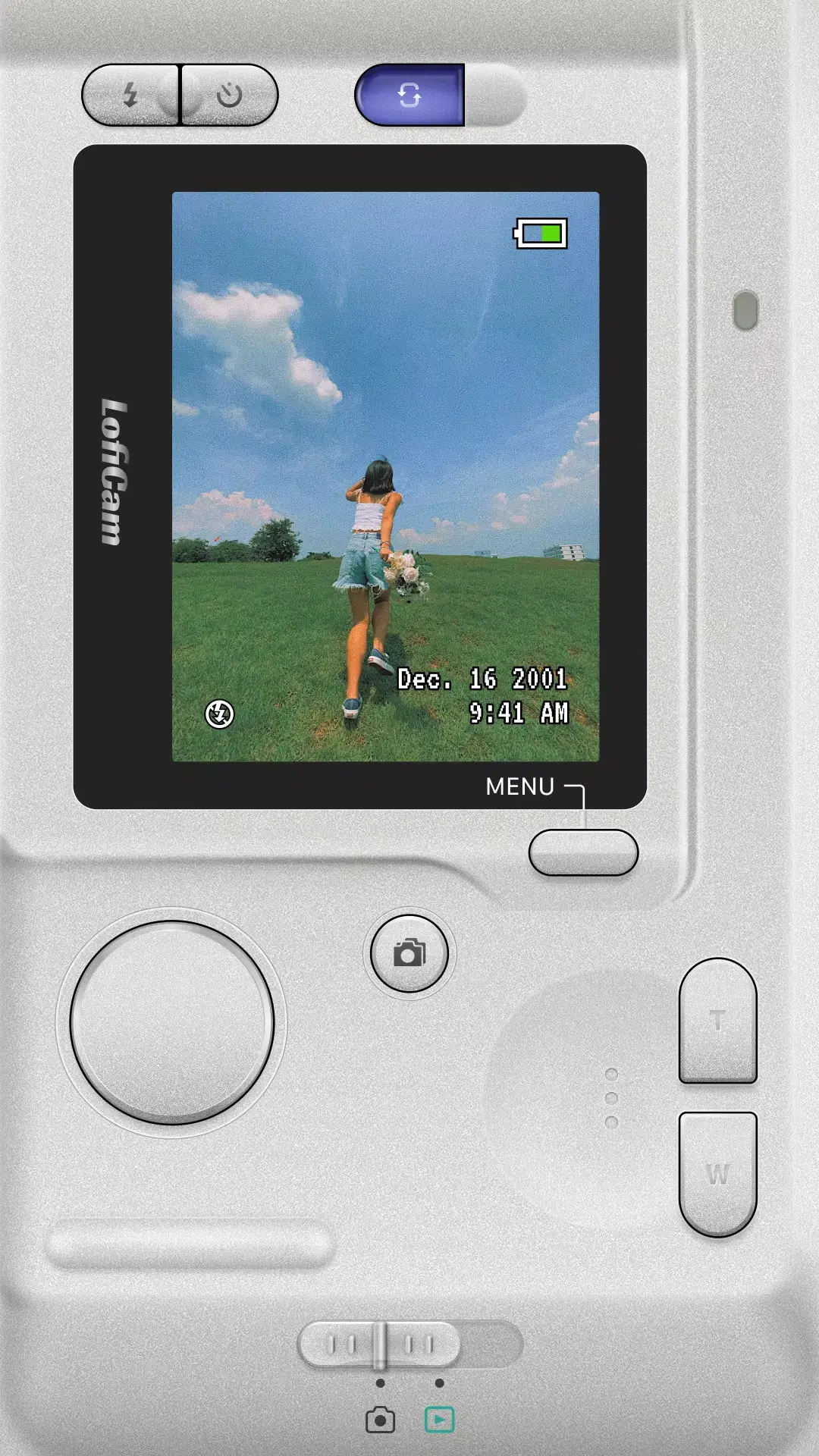 Screenshot Lofi Cam APK untuk Foto Vintage di Android