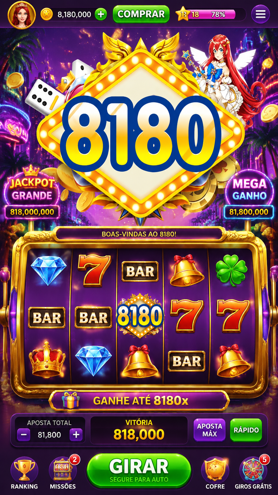 Screenshot 8180 APK 3.7.4 - Game Slot Online Seru dengan Animasi Halus