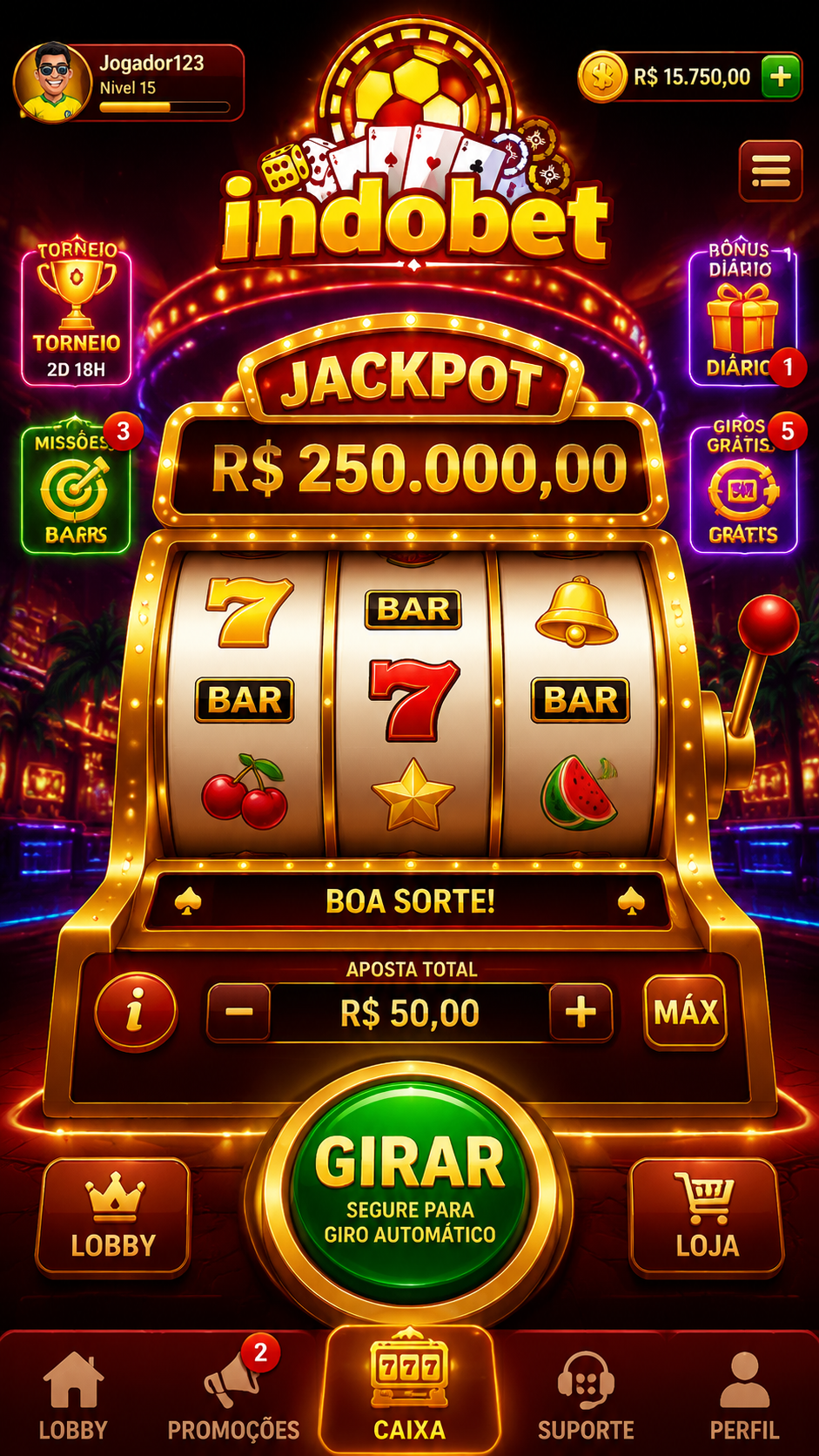 Screenshot Indobet APK 7.0.2 - Game Slot Seru dengan Bonus Menarik