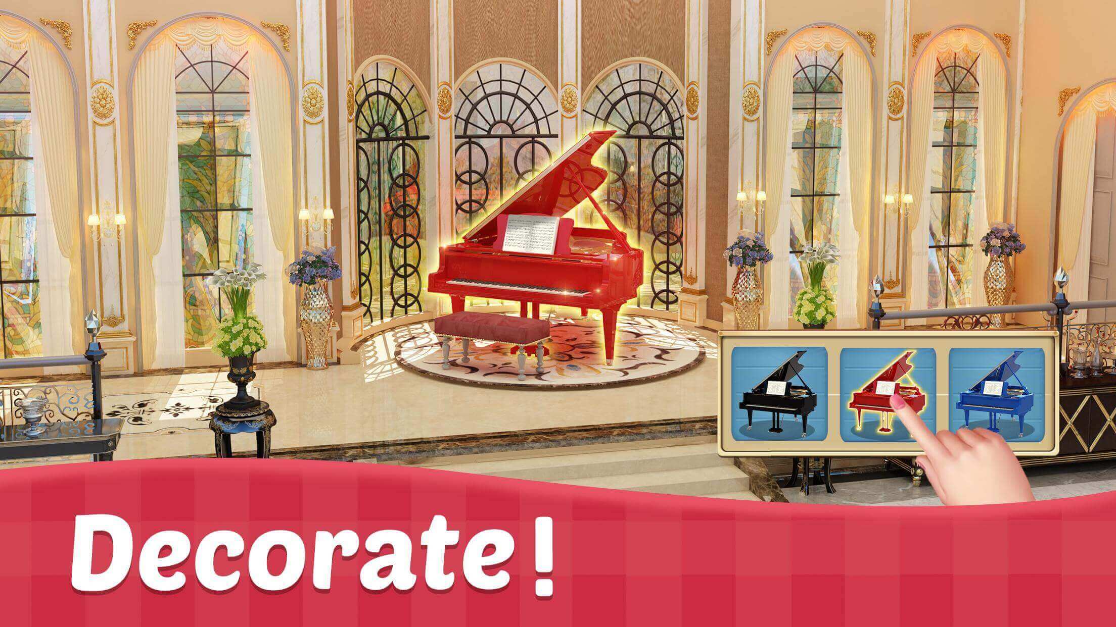 Screenshot Manor Diary APK v0.52.3 - Bangun Manor, Pecahkan Puzzle, dan Dekorasi Seru