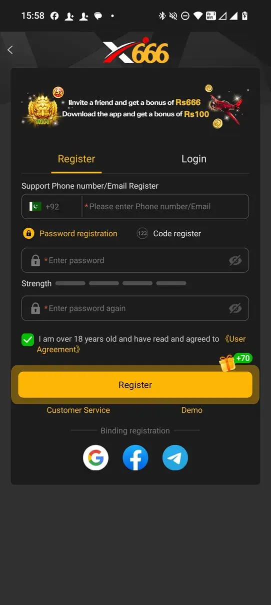 Screenshot X666 APK v1.0 untuk Android