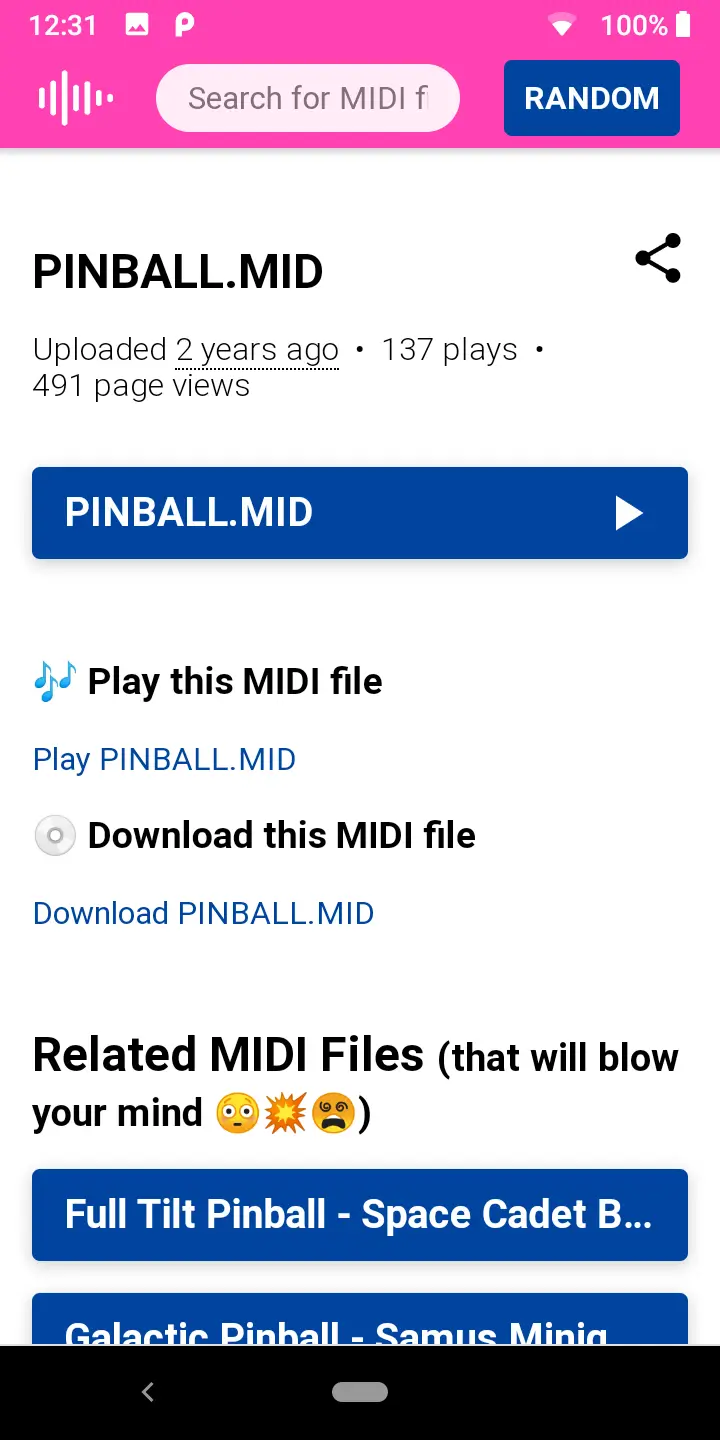 Screenshot BitMidi APK v1