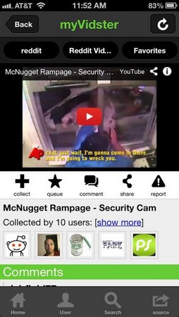 Screenshot MyVidster APK