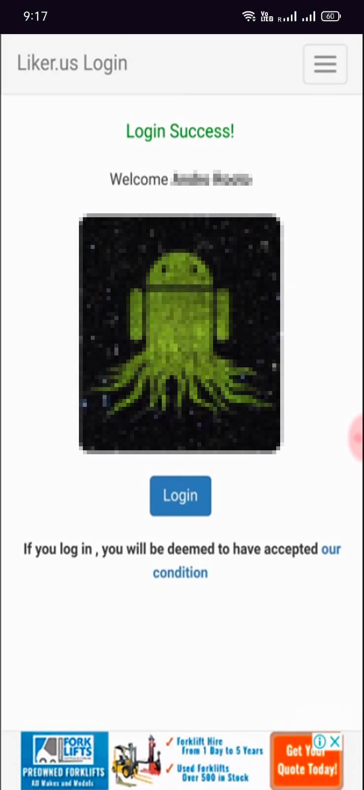 Screenshot Liker.us APK untuk Android