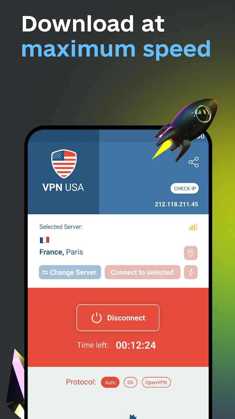 Screenshot USA VPN APK v1.156 untuk Android