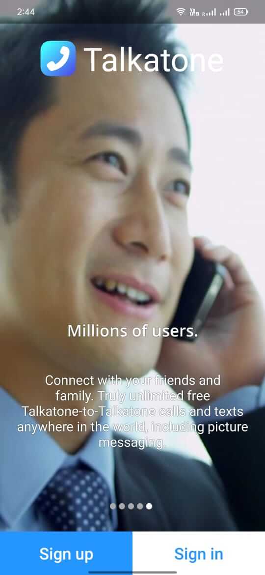 Screenshot Talkatone APK – Telepon dan SMS Gratis dengan Nomor Virtual
