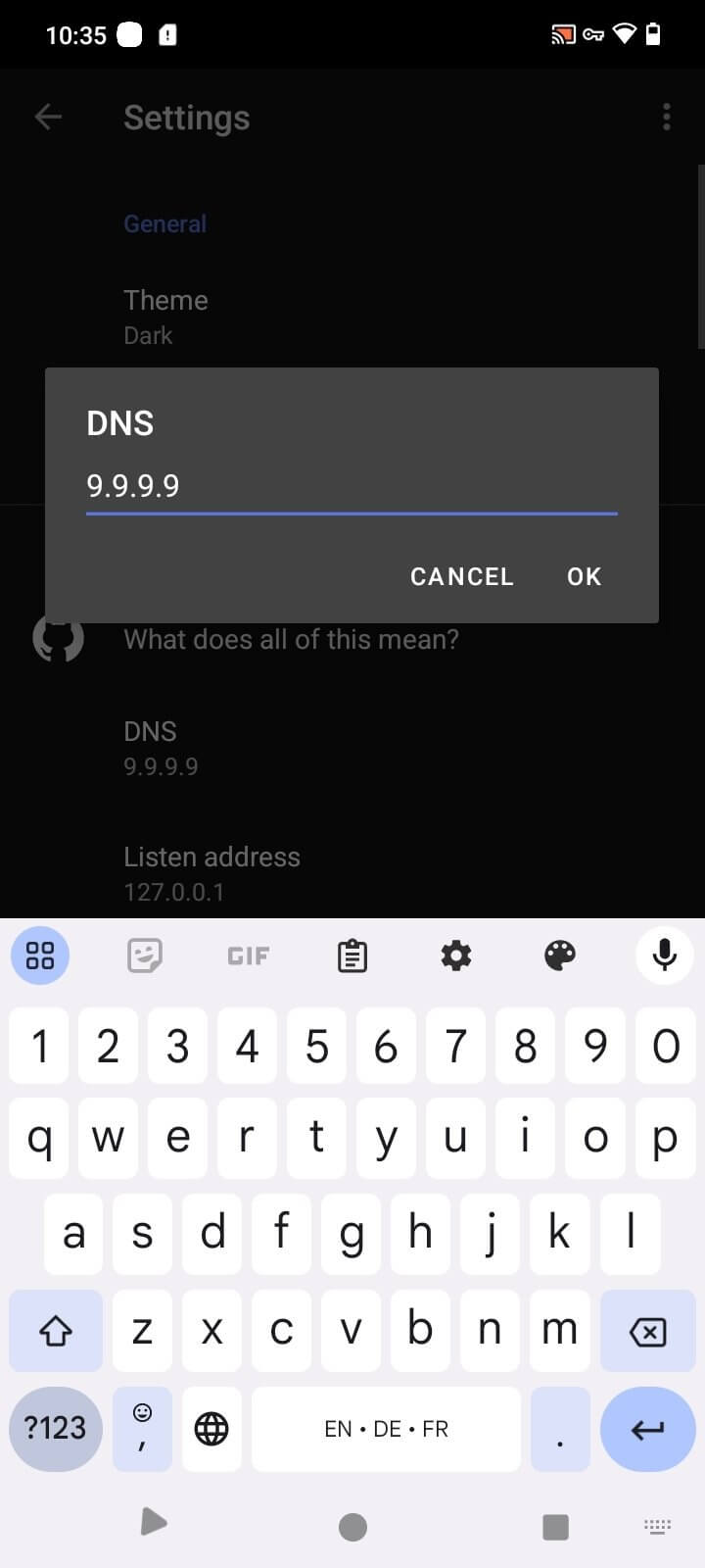 Screenshot Byedpi APK
