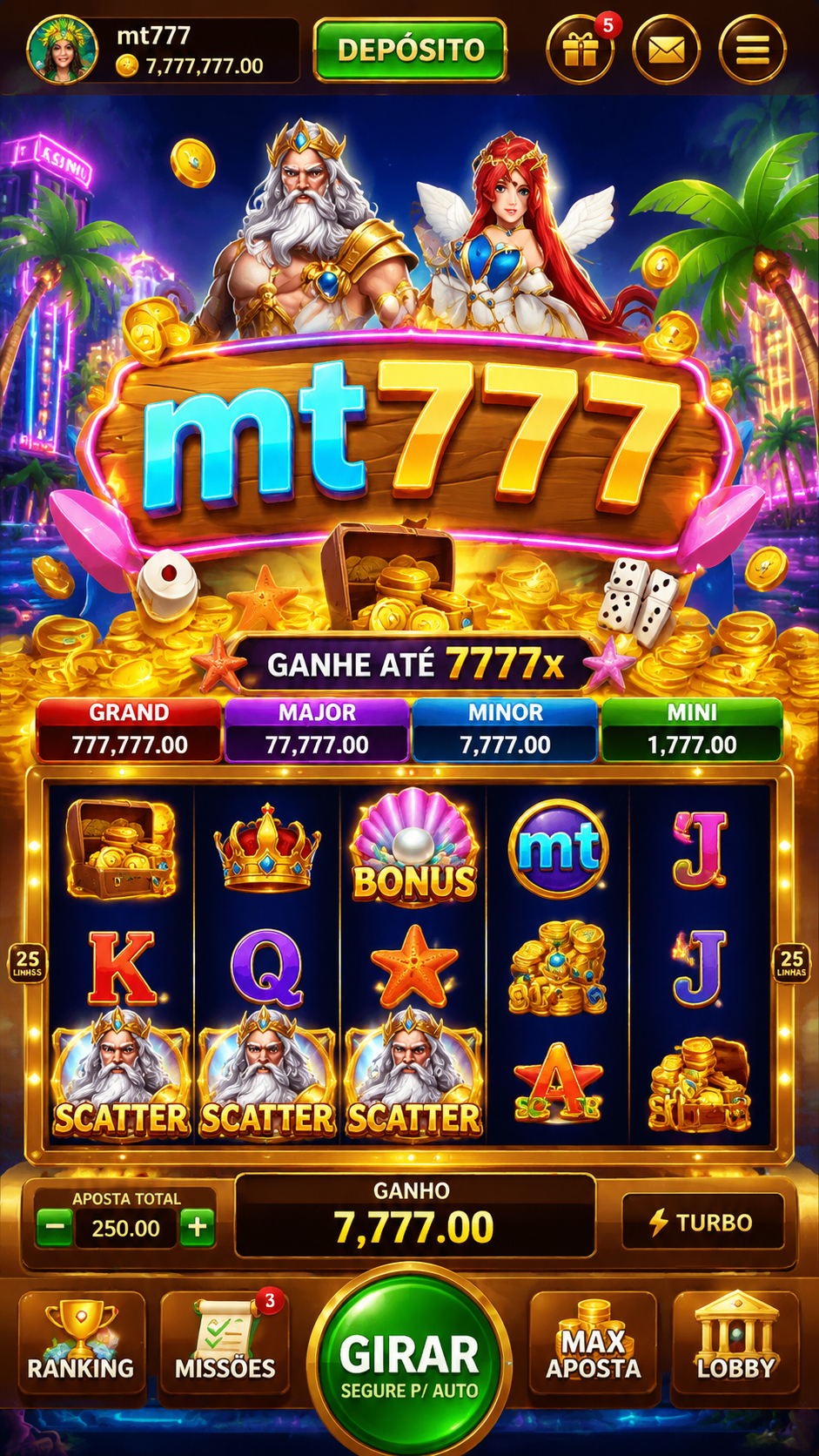 Screenshot MT777 APK 6.1.7 - Slot Online Seru dengan Grafis Menarik
