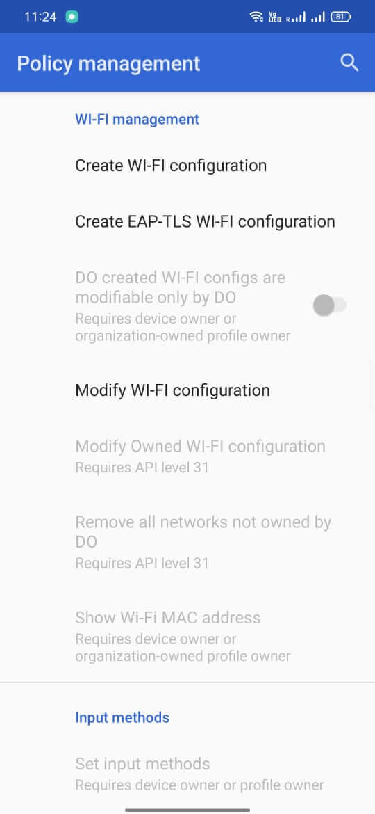 Screenshot Test DPC APK v9.0.16