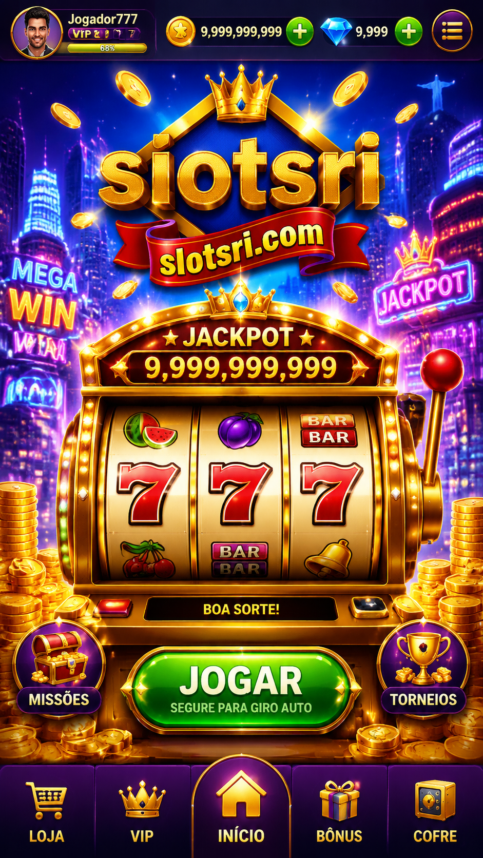 Screenshot Slotsri APK 5.8.8: Slot Online Seru dengan Bonus dan Jackpot