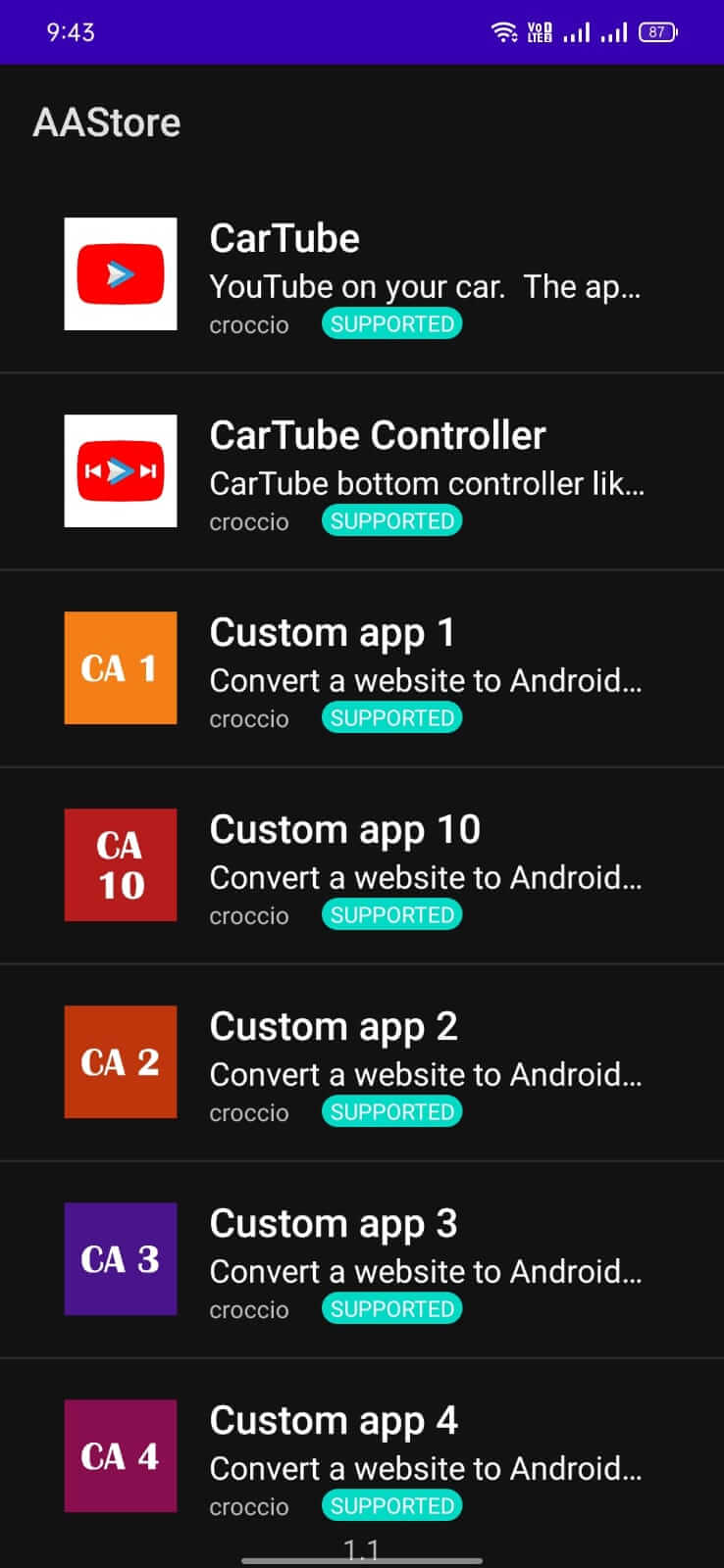 Screenshot AAStore APK 2.1 Download untuk Android