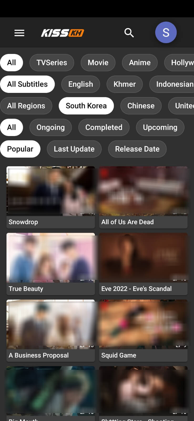 Screenshot KissKH APK v9.8