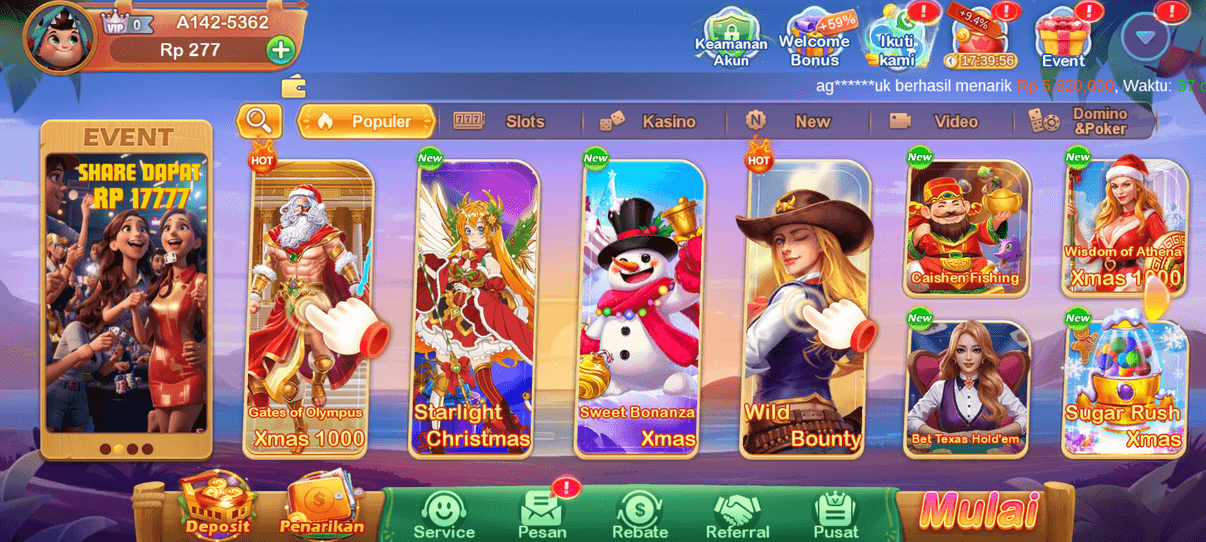 Screenshot IDA777 APK v10.2 untuk Android