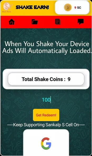 Screenshot Shake Earn APK Download untuk Android