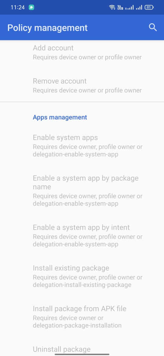 Screenshot Test DPC APK v9.0.16