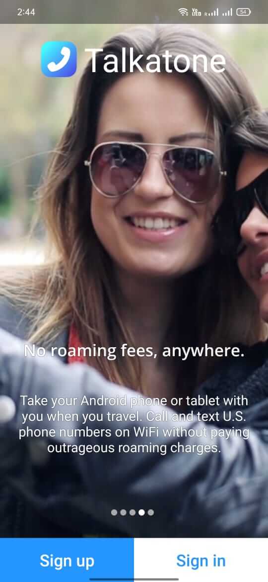 Screenshot Talkatone APK – Telepon dan SMS Gratis dengan Nomor Virtual