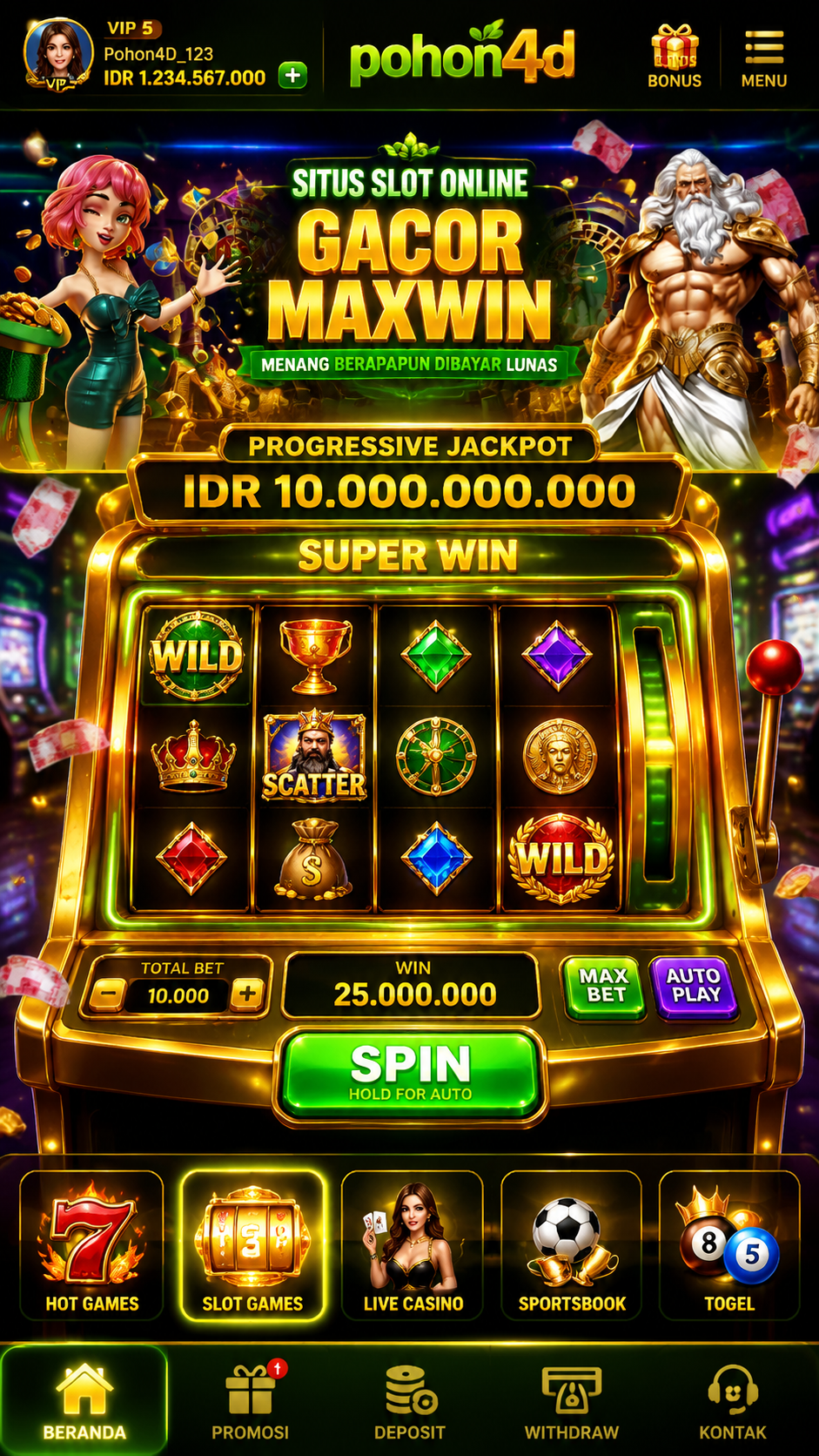 Screenshot pohon4d APK 4.6.2