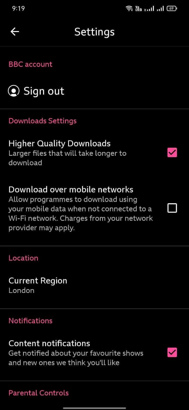 Screenshot BBC iPlayer APK Download Versi 2.16.1.11115