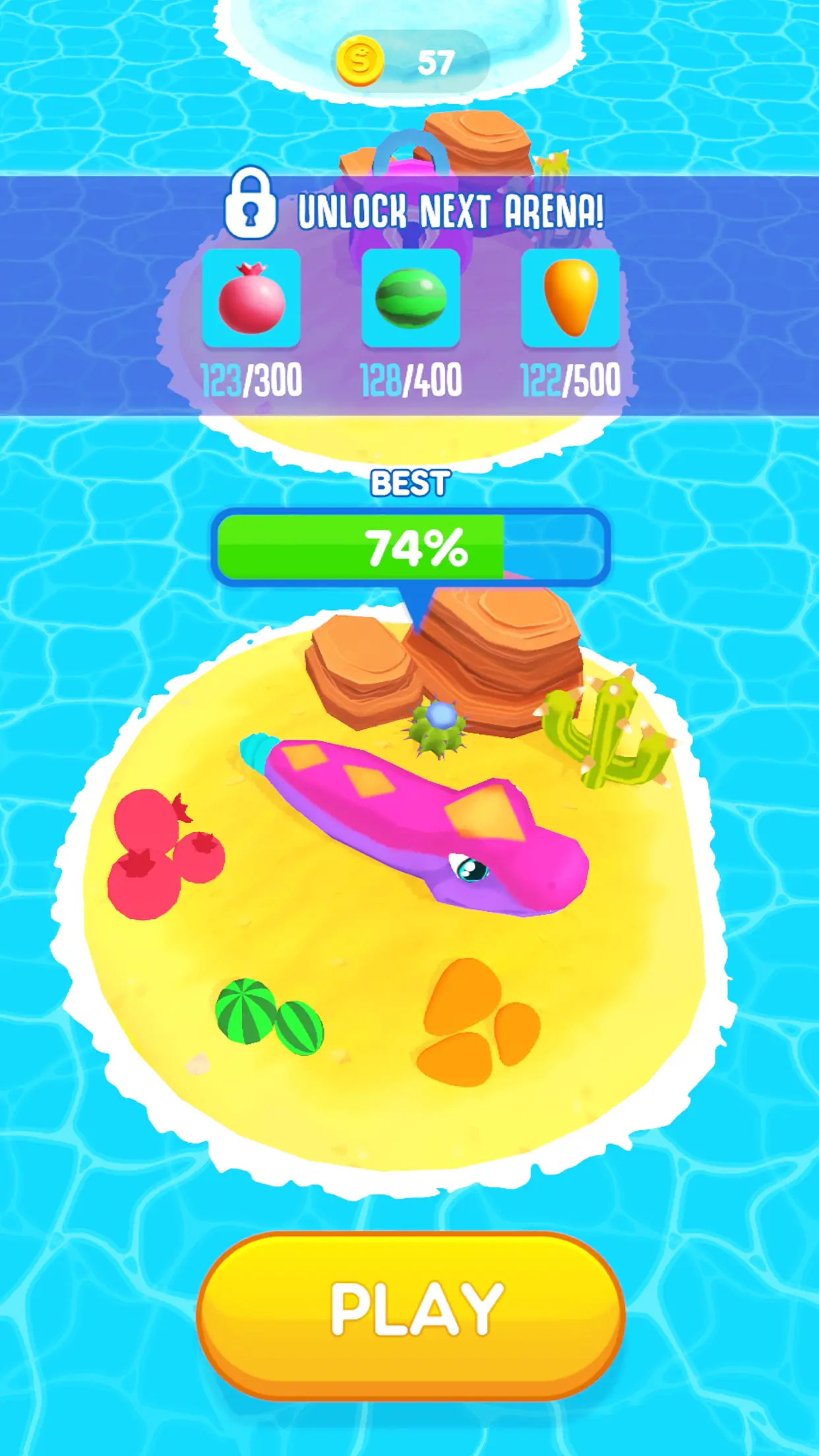 Screenshot Snake Arena 3D APK v3.11.0 - Game Ular Multiplayer Seru