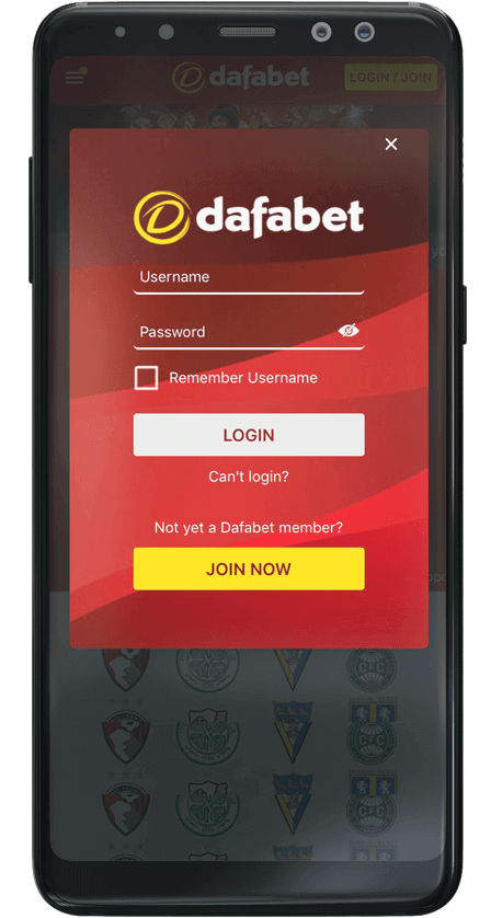 Screenshot Dafabet APK untuk Android