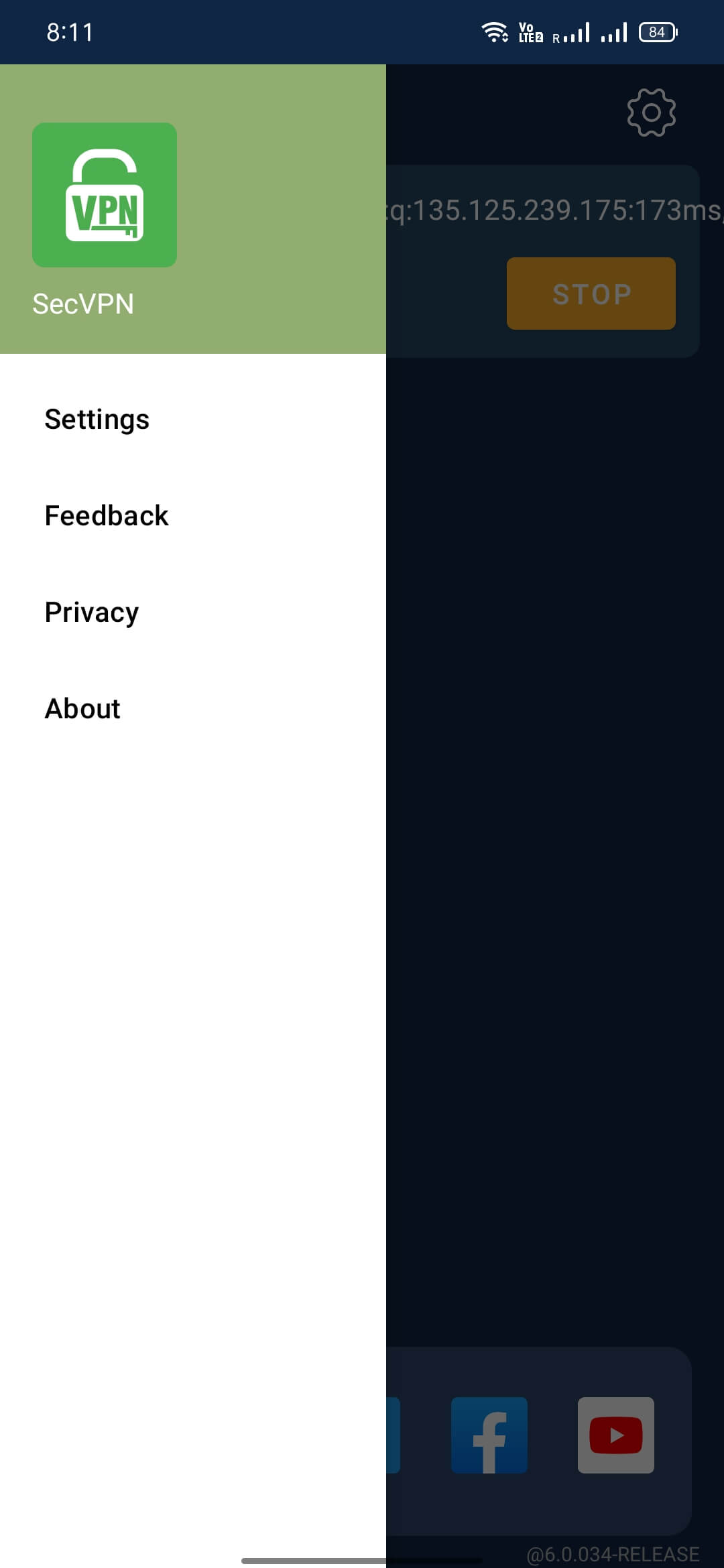 Screenshot SecVPN APK v6.0.077-RELEASE