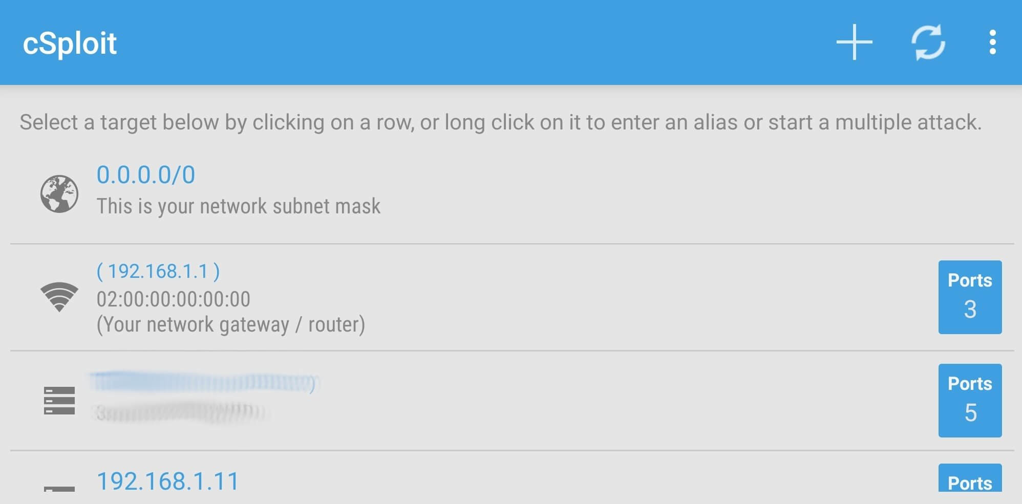 Screenshot cSploit APK