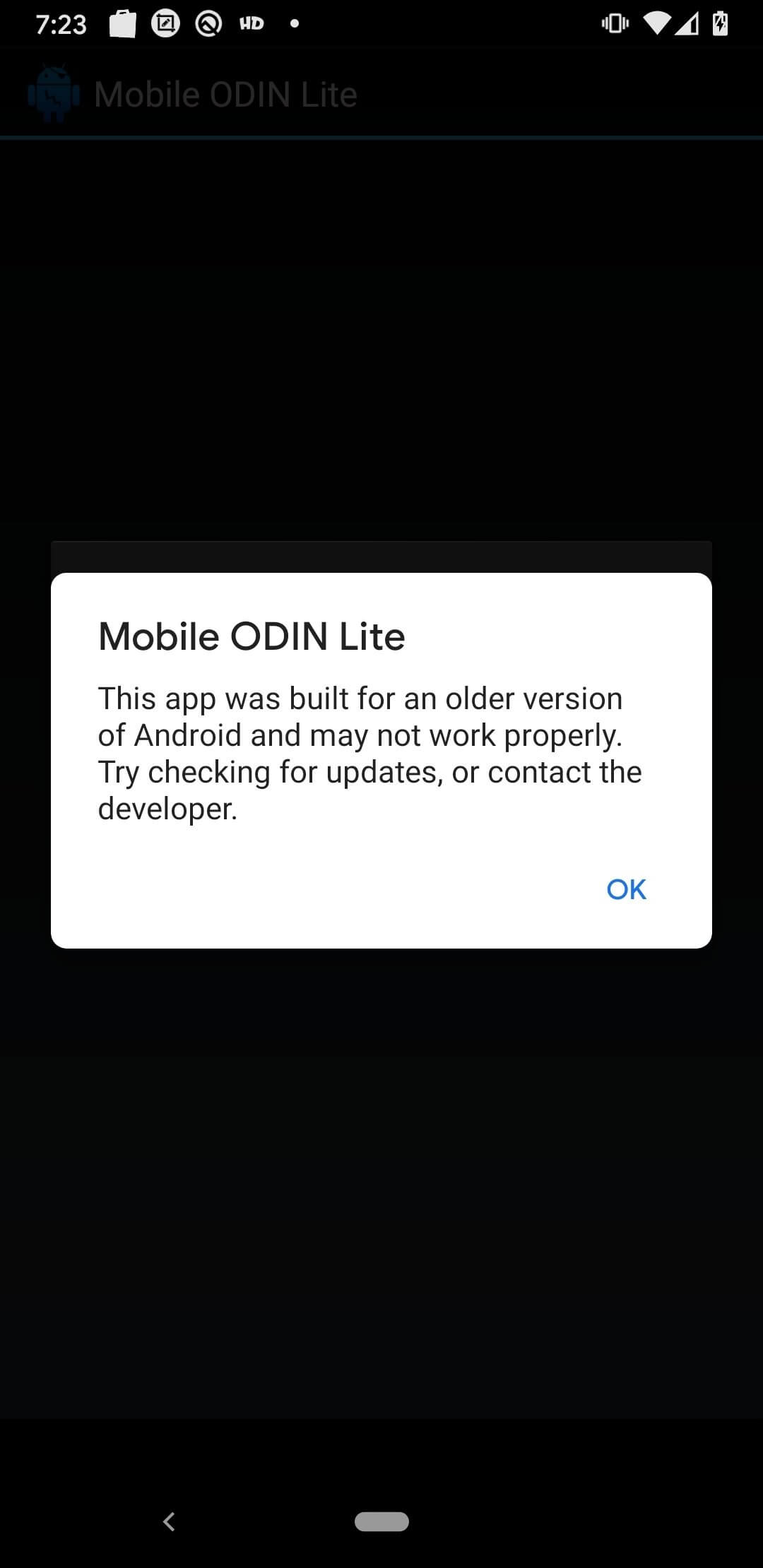 Screenshot Mobile Odin APK