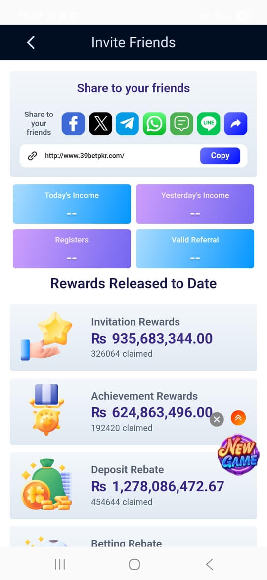 Screenshot BETPKR APK 2.4.52 untuk Android