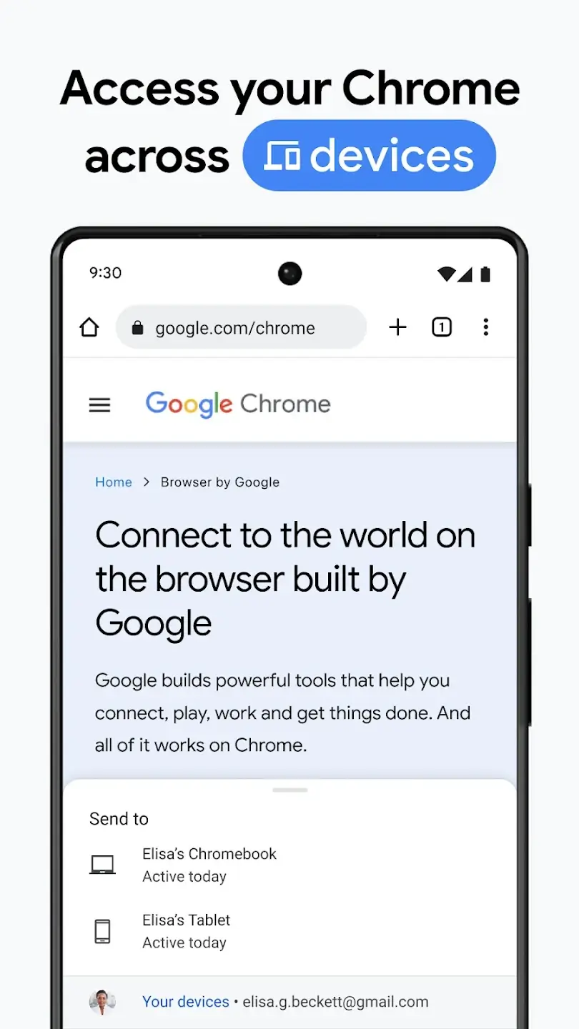 Screenshot Chrome APK