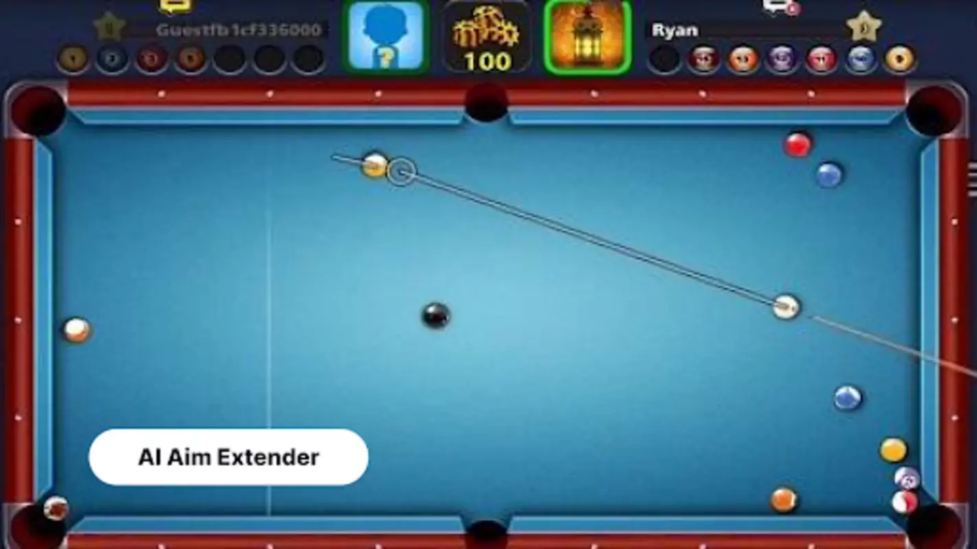 Screenshot Aim Tool for 8 Ball Pool APK