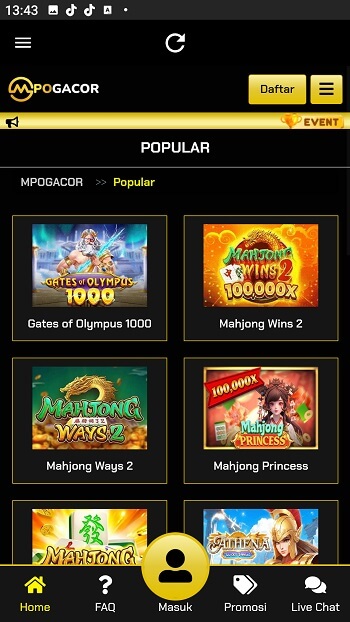 Screenshot MPOGACOR APK