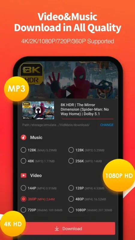Screenshot VidMate APK