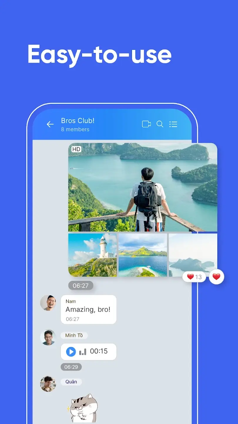 Screenshot Zalo APK v26.03.01 untuk Chat Cepat dan Aman