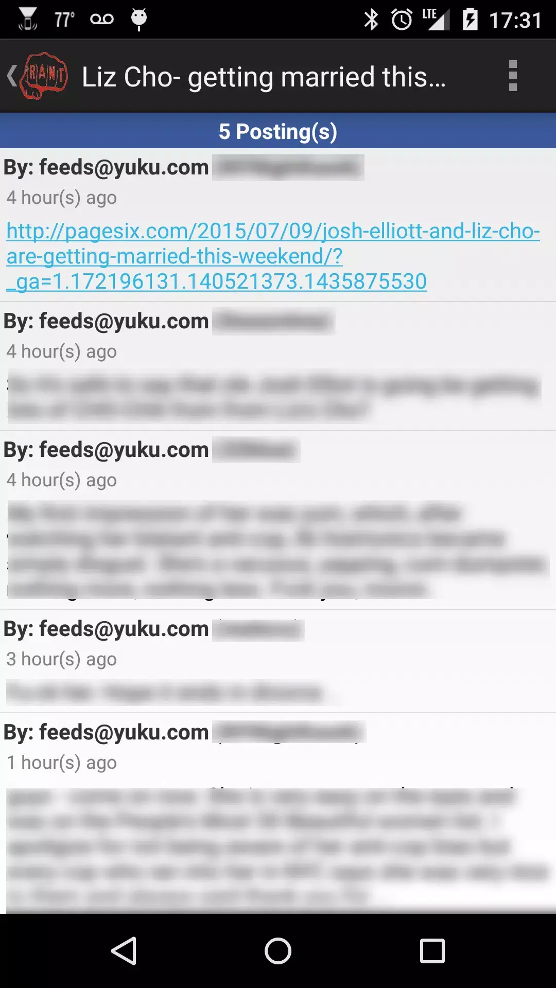 Screenshot Thee Rant APK