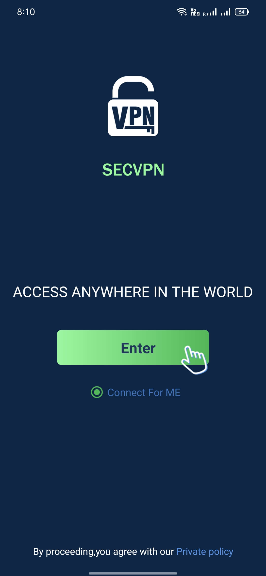 Screenshot SecVPN APK v6.0.077-RELEASE