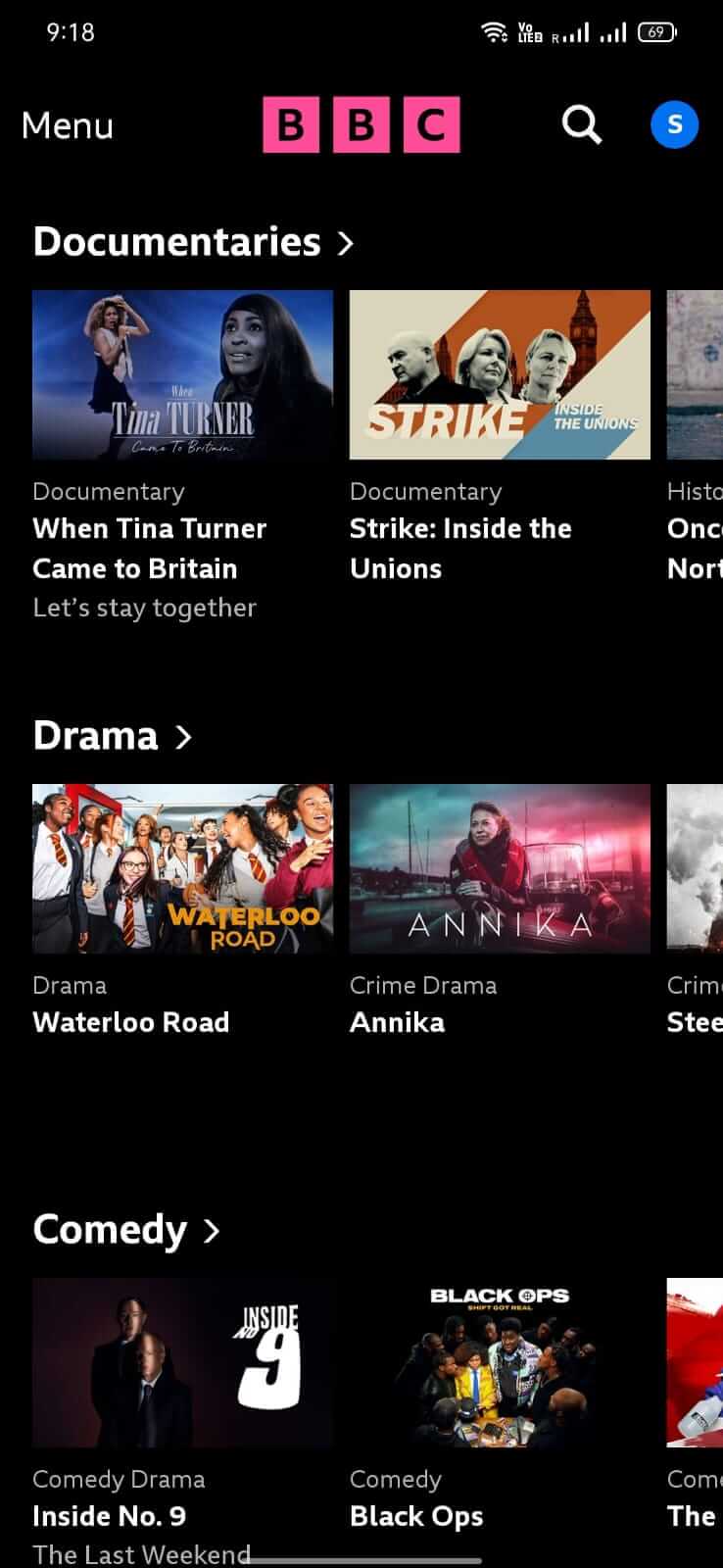 Screenshot BBC iPlayer APK Download Versi 2.16.1.11115