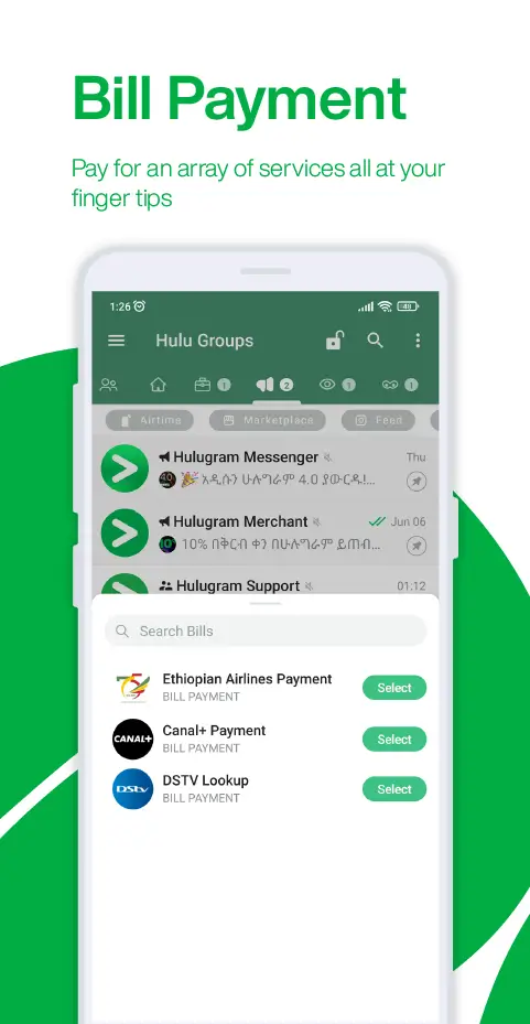 Screenshot Hulugram Messenger APK 7.8.6H-12.1.1T