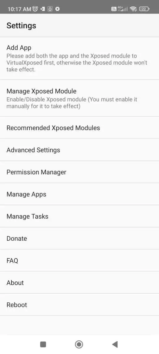 Screenshot VirtualXposed APK