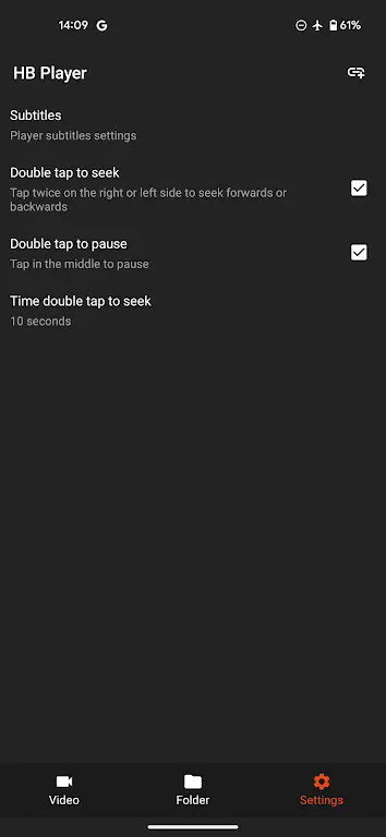 Screenshot HB Video Player APK v1.1.1