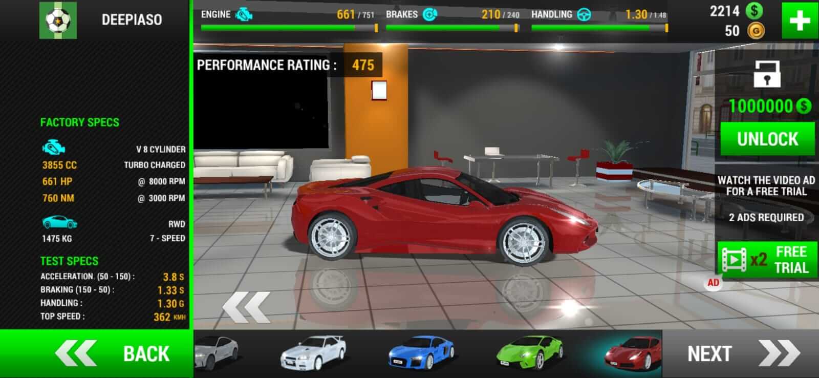Screenshot Racing Limits APK v2.5.3