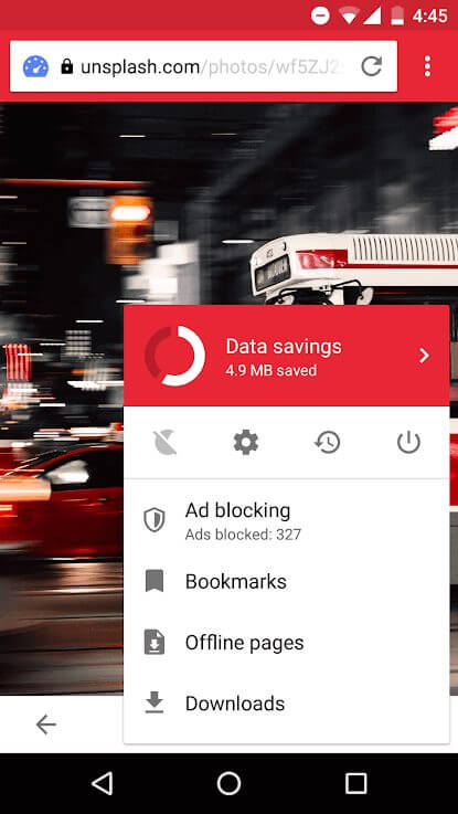 Screenshot Opera Mini APK