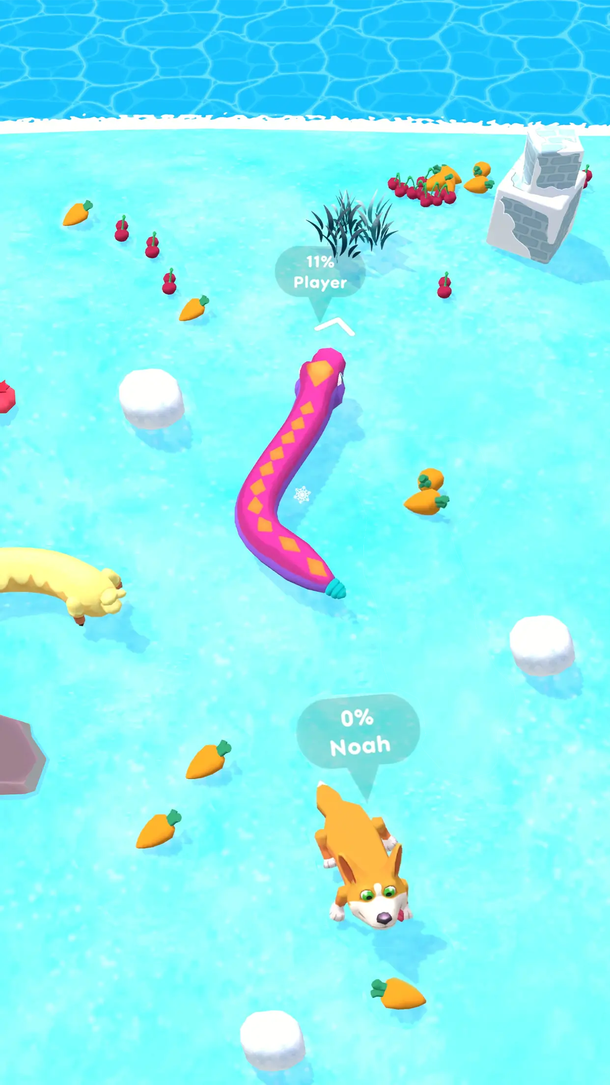 Screenshot Snake Arena 3D APK v3.11.0 - Game Ular Multiplayer Seru
