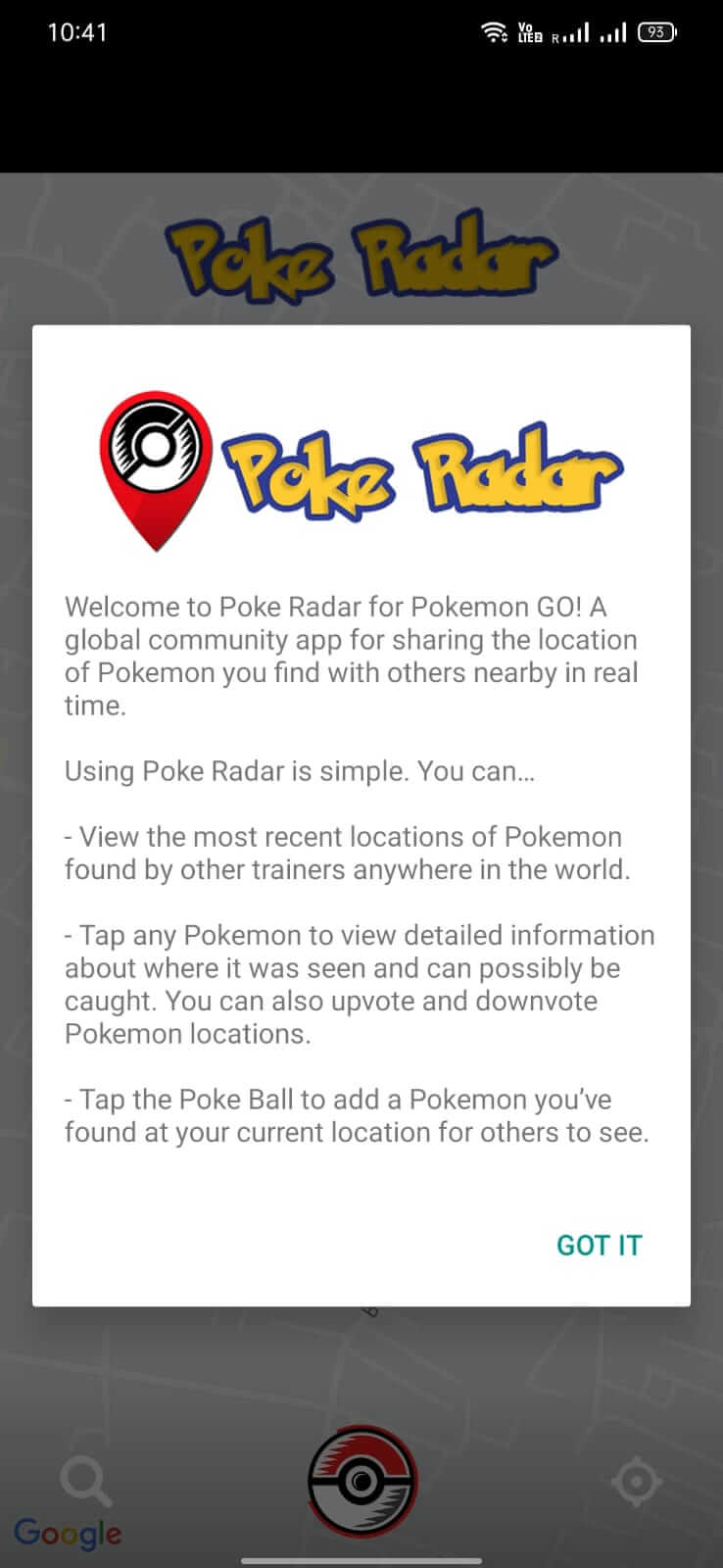 Screenshot Poke Radar APK v1.6
