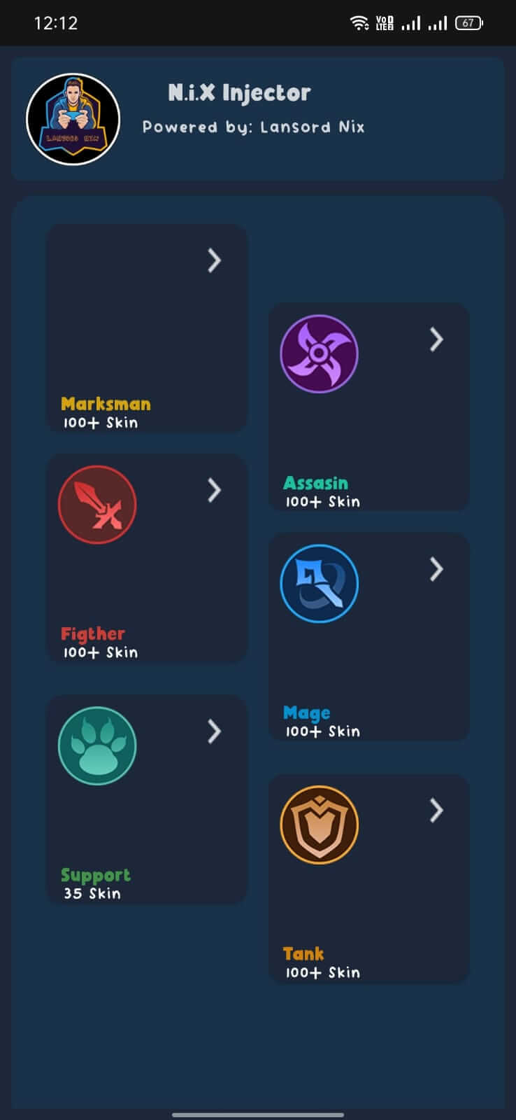 Screenshot NiX Injector APK v2.29