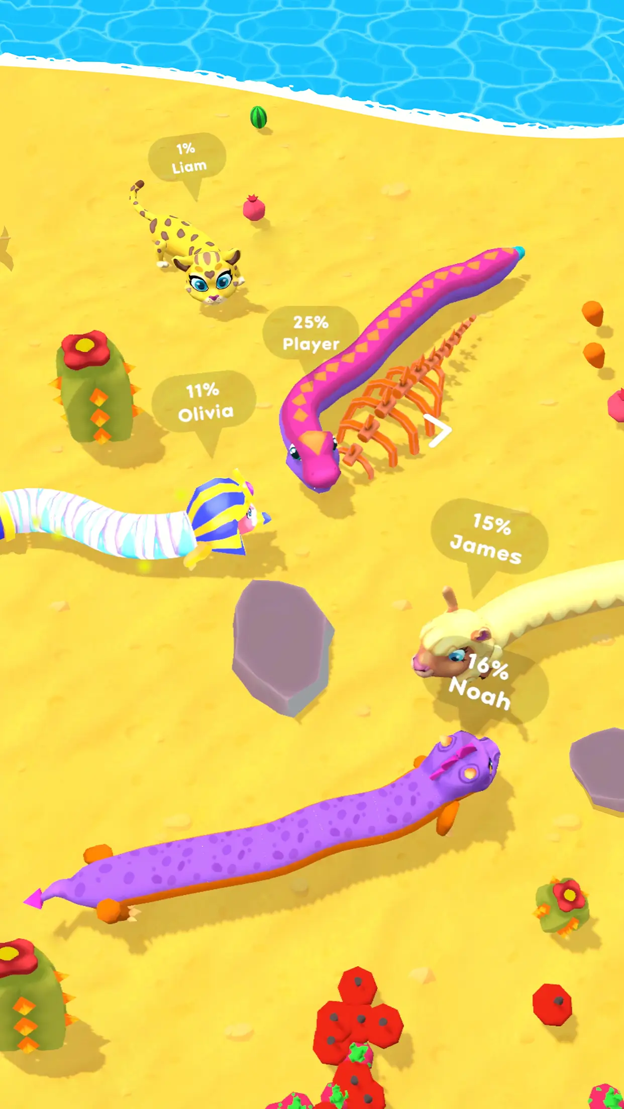 Screenshot Snake Arena 3D APK v3.11.0 - Game Ular Multiplayer Seru