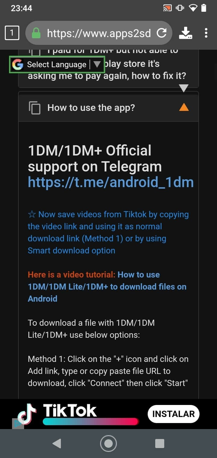 Screenshot 1DM APK v18.2 untuk Android